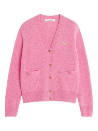 Maison Kitsun&eacute; Baby Fox vest met zak - Roze