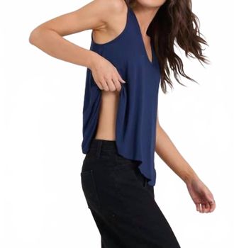La Made Grace V Tank In Midnight Navy
