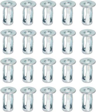 OEM Tuercas De Expansi&oacute;n Tipo P&eacute;talo M4-20 Piezas, Tuercas Remachables De Acero Al Carbono Con Forma De P&eacute;talo, Tuercas Enchufables
