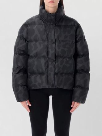 Nike nylon animalier therma fit bomber jacket