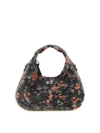 Ganni mini hobo flowers handbag
