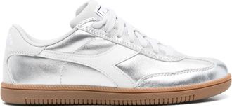 Diadora Ketallic leren sneakers - Grijs
