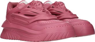Versace Leather Chunky Sneakers - Pink