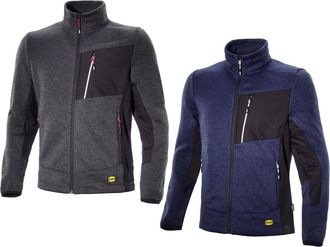 Diadora Sudadera De Trabajo Knitted Jacket Chicago - Xxxxl - Gris Oscuro