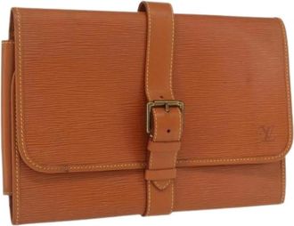 Louis Vuitton Pre-owned Clutches, female, Brown, Size: ONE SIZE Pre-owned Vintage Clutch