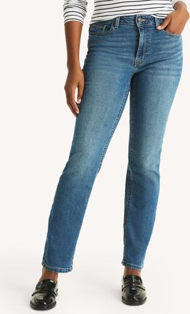 Nautica Womens Mid-Rise Straight Denim