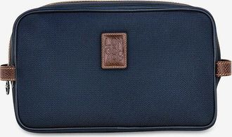 Longchamp Kulturbeutel aus Canvas und Leder Boxford