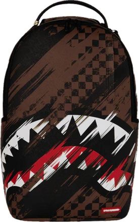 Sprayground Smeared Grunge Backpack Brown Black B8556