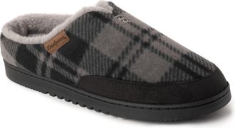Dearfoams Mens Aldan Shacket Clog Slippers