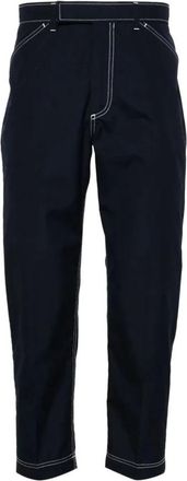 Thom Browne Prestitched Pants - Heren - Cropped Jeans - Blauw - L - Jeans