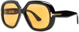 Tom Ford Icon Oversized Sunglasses - Black - One Size