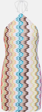 Missoni Zigzag open-back minidress