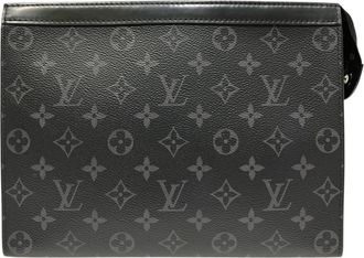 Louis Vuitton Monogram Eclipse Black Monogram Eclipse Pochette (Pre-Owned)
