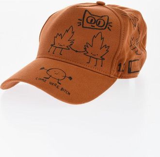 Dsquared2 Gabardine Cotton Cap with Embroidery size Unica