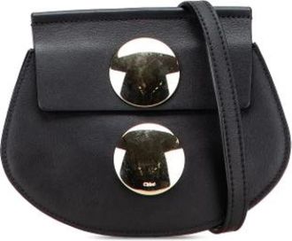 Chlo&eacute; Pre-owned Mini Bags, female, Black, Size: ONE SIZE Pre-owned Mini Leather Shoulder Bag