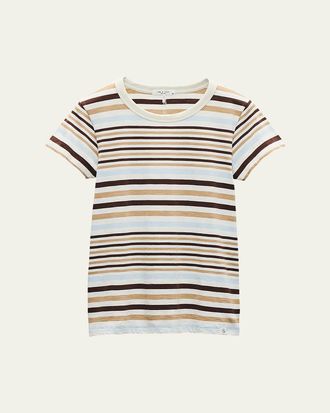 Rag & Bone The Slub Striped Tee