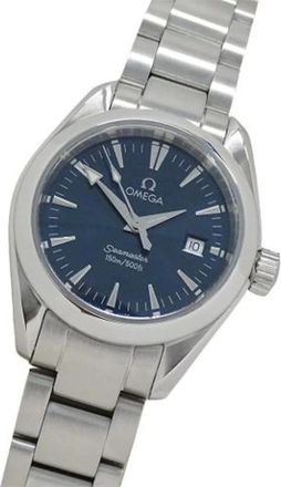 Omega Vintage, unisex, Blauw, ONE Size, Pre-owned Vintage Polshorloge