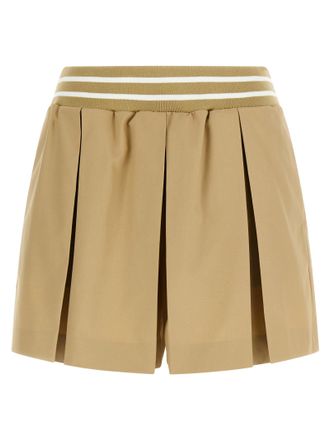 Moschino Beige Cotton Bermuda Womens Shorts