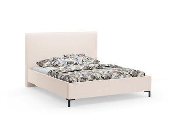 CXL by Christian Lacroix Cama con cabecero y ba&uacute;l 160x200cm de tejido boucl&eacute; beige