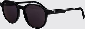 Lacoste Occhiali da sole aviator in acetato tartarugato con logo monogram