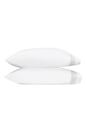 Matouk Ophelia Set of 2 Pillowcases in Dune at Nordstrom, Size King