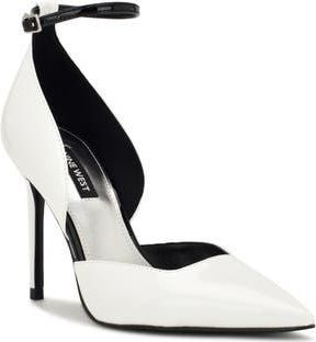 Nine West Finda Pointed Toe Pump in White at Nordstrom Rack, Size 8.5