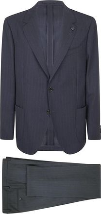 Lardini Pa 6301E.paif 66413 850Bi - Heren - Business pakken - Blauw - M - Wol - Kostuums