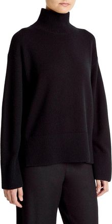 Vince Turtle Neck Side Slit Wool & Cashmere-Blend Sweater