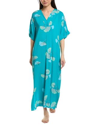 Natori Ginkgo Challis Printed Satin