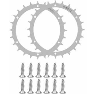OEM Cortac&eacute;sped Rob&oacute;tico De Acero Inoxidable Para El Modelo Worx S/m. Tracci&oacute;n Mejorada Para El Cortac&eacute;sped Rob&oacute;tico: Tama&ntilde;o De Rueda De 170 Mm. 14 Tornil