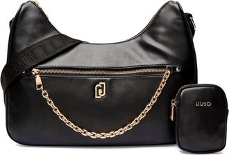 Liu Jo Veelzijdige Hobo en Sachet Tas - Dames - Schoudertassen - Zwart - ONE Size - Leer - Tassen