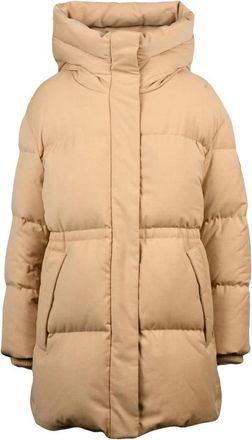 Add Parka Piumino - Dames - Gewatteerde jassen - Beige - M - Katoen - Jassen
