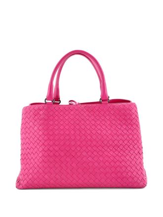 Bottega Veneta Milano Intrecciato Nappa Large tote bag - Rosa