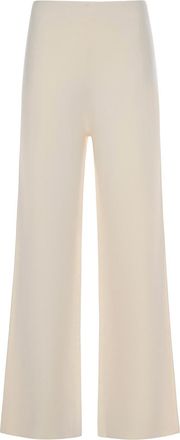 Max Mara Viscose Crepe Knit Trousers