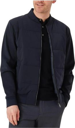 HUGO BOSS Jassen, Heren, Blauw, L, H-Skiles Jas
