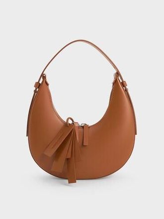 Charles & Keith Carey Crescent Hobo Bag