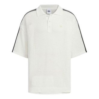 adidas Short-sleeved Polo Shirt White KF0403