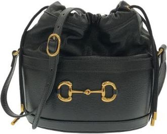 Gucci Bolso de hombro Horsebit 1955 de piel Pre-owned - Pre-owned - Mujer - Negro - ONE SIZE