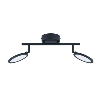 Lindby Proyector, Foco manel En Negro De Metal - Lindby