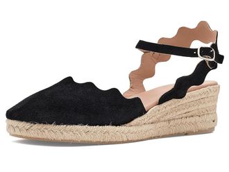 Eric Michael Abilene Womens Wedge Shoes Black : EU 40 (US Womens 9.5-10) M (B), Leather