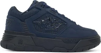 Amiri Blue Ma-94 Leather Mesh Sneakers