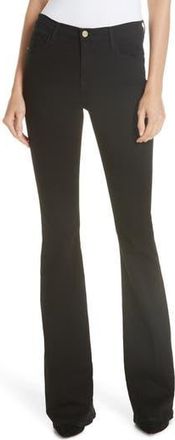 Frame Denim Le High Flare Jeans in Film Noir at Nordstrom Rack, Size 24