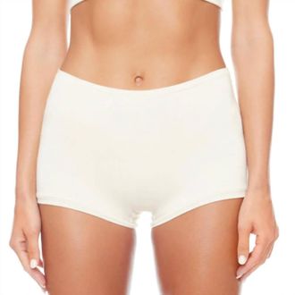 &Eacute;terne Soft Jersey High Waisted Boy Short In Cream