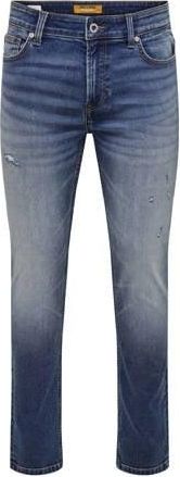 Only & Sons ONSLOOM slim fit jeans dark blue denim