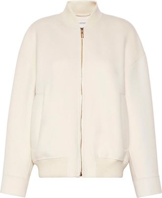 Sportmax Off White Mock Collar Jacket