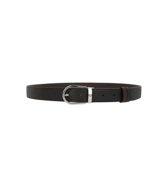 Montblanc Black Cut To Size Reversible Belt