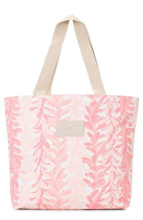 Aloha Collection Day Tripper Lei Stand Water Resistant Tyvek Tote in Pinks at Nordstrom
