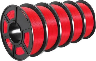 OEM Filamento 3d, Alta Resistencia, Sin Burbujas, Petg Rojo 5