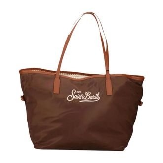 MC2 Saint Barth City Bag Mid Nylon - Bags - Mujer - Marr&oacute;n - ONE SIZE