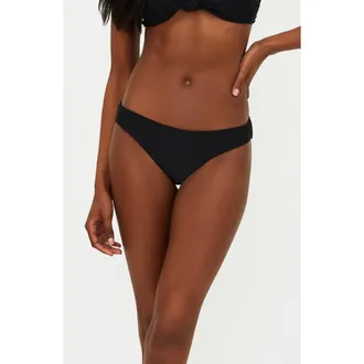 Beach Riot Saffron Bikini Bottoms in Black at Nordstrom, Size X-Small
